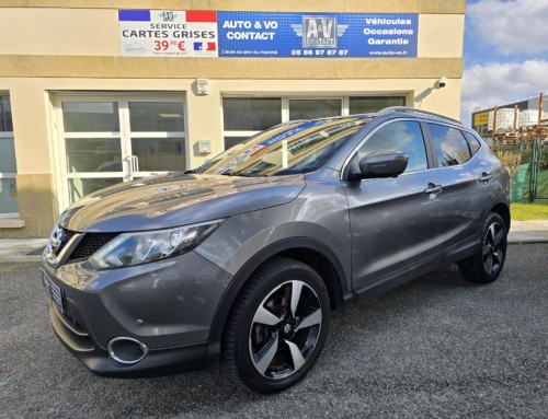 NISSAN QASHQAI 1.6 DCI 130CH N-CONNECTA XTRONIC Du 02.04.2017 – 116 500 KMS – 13 990 €