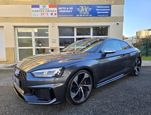 AUDI RS5 COUPE V6 2.9 TFSI 450CH TIPTRONIC 8 QUATTRO Du 27.06.2018 – 59 000 KMS – 54 990 €