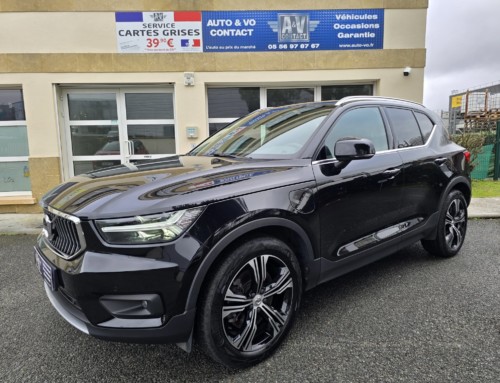 VOLVO XC40 T5 RECHARGE INSCRIPTION 180+82CH DCT7 Du 23.06.2021 – 83 000 KMS – 26 990 €