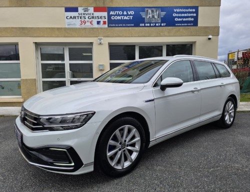 VOLKSWAGEN PASSAT SW GTE 1.4 TSI PLUG-IN HYBRID 218CH DSG6 Du 23.06.2021 – 149 990 KMS – 17 990 €