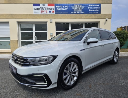 VOLKSWAGEN PASSAT SW GTE 1.4 TSI PLUG-IN HYBRID 218CH DSG6 Du 23.06.2021 – 149 990 KMS – 17 990 €