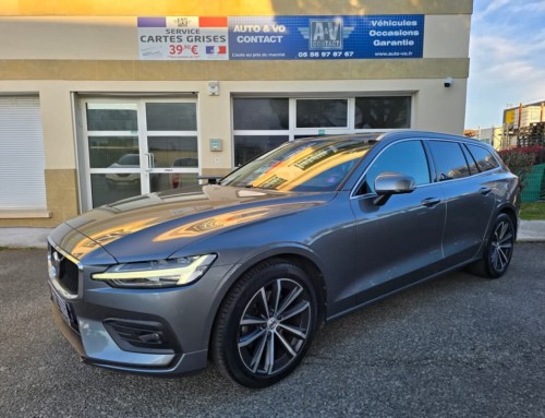 VOLVO V60 B3 163 CH BUSINESS EXECUTIVE GEARTRONIC 8 Du 16.04.2021 – 48 900 KMS – 29 490 €