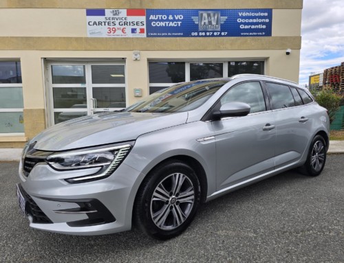 RENAULT MEGANE IV ESTATE INTENS DCI 115CH EDC 21N Du 18.02.2022 – 118 500 KMS – 14 990 €