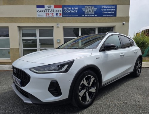 FORD FOCUS ACTIVE X 1.0 FLEXIFUEL 125CH POWERSHIFT MHEV Du 02.03.2023 – 61 500 KMS – 19 990 €