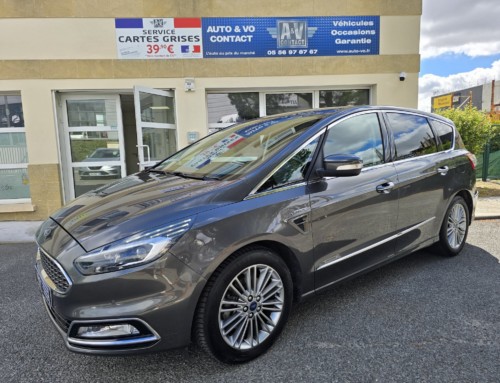 FORD S-MAX VIGNALE 2.0 TDCI 180CH i-AWD POWERSHIFT Du 26.08.2016 – 145 000 KMS – 16 990 €