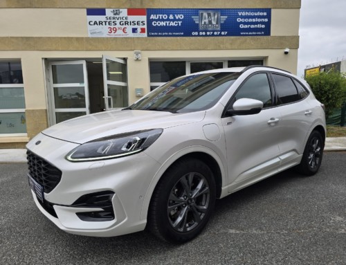 FORD KUGA PHEV 2.5 DURATECH 225CH ST-LINE X POWERSPLIT Du 19.03.2021 – 57 500 KMS – 22 490 €