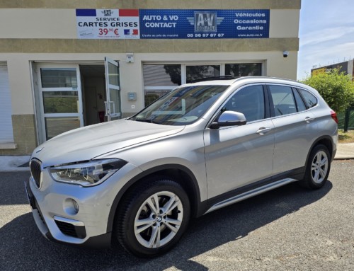 BMW X1 F48 20iA XDrive 192CH XLine BVA8 Du 14.03.2017 – 94 500 KMS – 20 990 €
