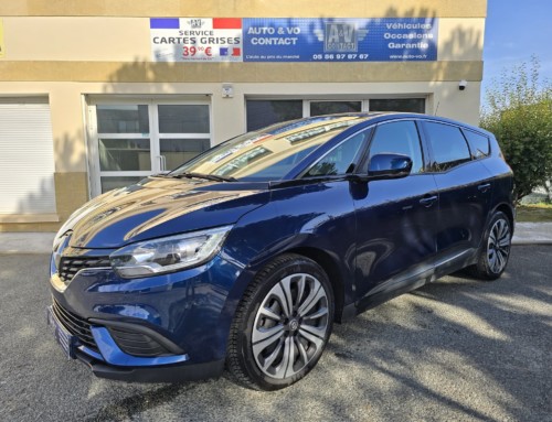 RENAULT GRAND SCENIC IV DCI 120CH ZEN 7PL Du 13.03.2020 – 147 500 KMS – 11 990 €