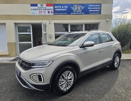 VOLKSWAGEN T-ROC 2.0 TDI 116 CH LIFE Du 17.08.2022 – 29 500 KMS – 23 990 €