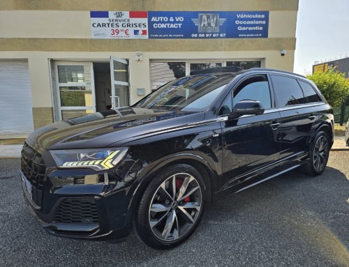 AUDI Q7 60 TFSIe 456CH COMPETITION QUATTRO TIPTRONIC 8 Du 30.10.2020 – 125 500 KMS – 48 990 €
