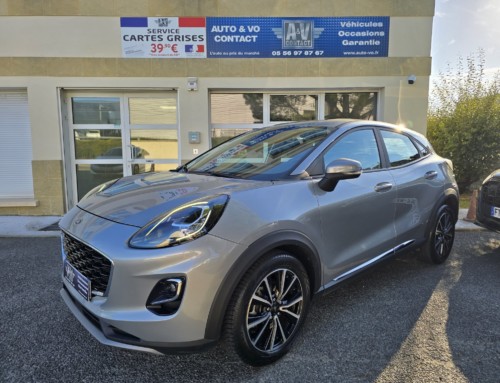 FORD PUMA 1.0 ECOBOOST 125 CH MHEV TITANIUM DCT7 Du 29.06.2021 – 41 000 KMS – 17 990 €
