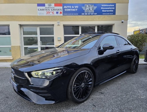 MERCEDES-BENZ CLA COUPE 180 AMG LINE 7G-DCT Du 07.12.2023 – 10 900 KMS – 35 490 €