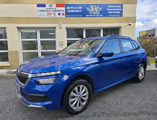 SKODA KAMIQ 1.0 TSI EVO 110 DSG7 BUSINESS Du 18.11.2022 – 43 500 KMS – 17 990 €