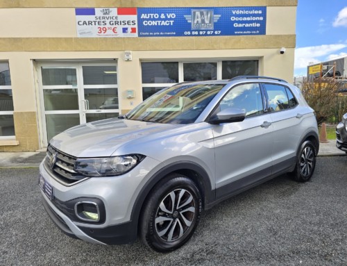 VOLKSWAGEN T-CROSS 1.0 TSI 110 ACTIVE BVM6 Du 14.06.2022 – 41 500 KMS – 17 490 €