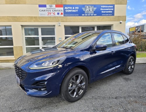 FORD KUGA 2.5 DURATECH 225 CH PHEV ST LINE BVA Du 07.10.2022 – 101 500 KMS – 18 490 €