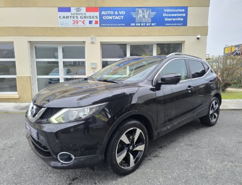 NISSAN QASHQAI 1.2 DIG-T 115 N-CONNECTA Du 14.09.2016 – 123 000 KMS – 9 490 €