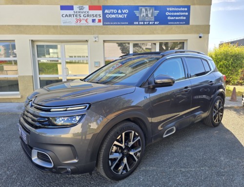 CITROEN C5 AIRCROSS HYBRID 225 SHINE PACK e-EAT8 Du 08.10.2020 – 29 990 KMS – 19 490 €