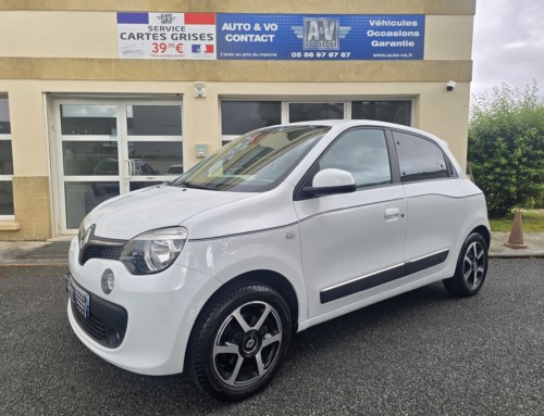 RENAULT TWINGO III 0.9 Tce 90 INTENS EDC Du 30.09.2016 – 29 600 KMS – 9 990 €