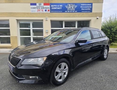SKODA SUPERB COMBI 1.6 TDI 120 DSG7 AMBITION Du 06.10.2016 – 163 000 KMS – 11 490 €