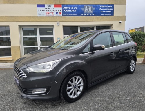 FORD GRAND C-MAX 1.5 TDCI 120 TITANIUM Du 08.06.2018 – 156 500 KMS – 8 990 €