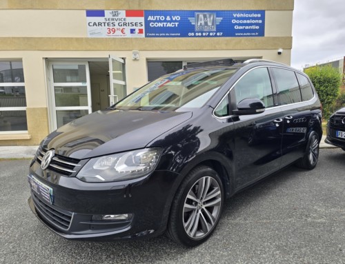 VOLKSWAGEN SHARAN 2.0 TDI 150 BMT DSG6 CONFORTLINE Du 31.05.2017 – 102 000 KMS – 21 990 €