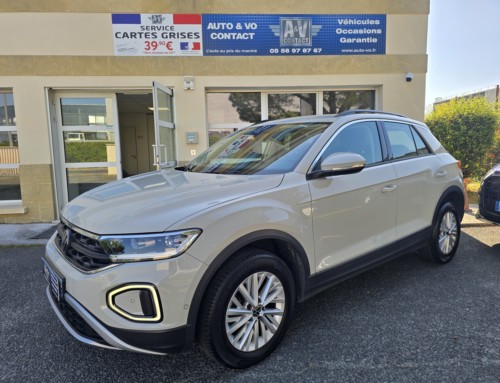 VOLKSWAGEN T-ROC (PH2) 2.0 TDI 150 DSG7 LIFE PLUS Du 16.03.2023 – 127 000 KMS – 20 990 €