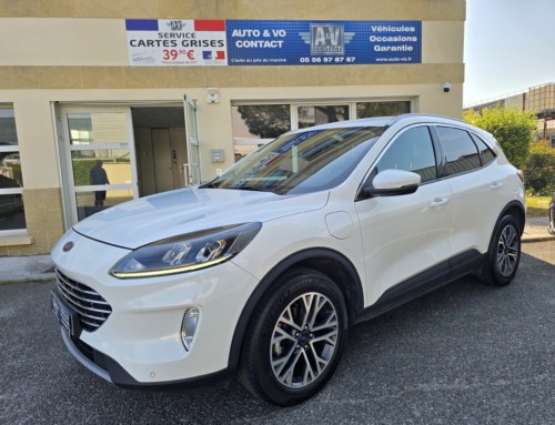 FORD KUGA 2.5 DURATECH 225 CH PHEV TITANIUM POWERSHIFT Du 25.01.2024 – 95 000 KMS – 18 990 €