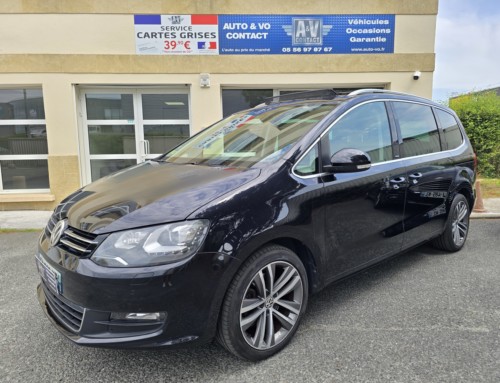 VOLKSWAGEN SHARAN 2.0 TDI 150 BMT DSG6 CONFORTLINE Du 31.05.2017 – 102 000 KMS – 21 990 €