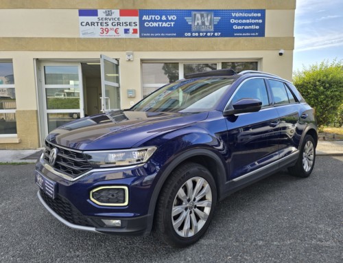 VW T-ROC 1.5 TSI 150 ch CARAT DSG7 Du 25.02.2020 – 162 200 KMS – 14 490 €