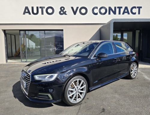 AUDI A3 SPORTBACK 40 e-tron 204 CH DESIGN LUXE S TRONIC 6 Du 23.06.2020 – 48 500 KMS – 19 990 €