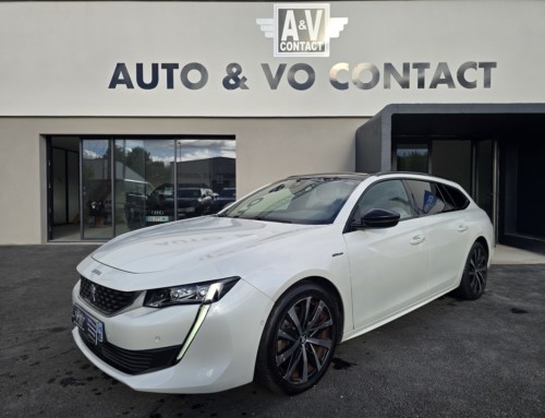 PEUGEOT 508 SW 2.0 BLUE HDI 160 CH GT LINE EAT8 Du 24.05.2019 – 59 990 KMS – 18 990 €